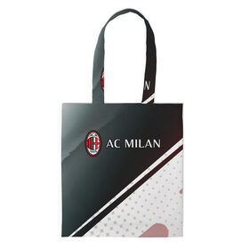 Сумка 3D повседневная с принтом AC MILAN / МИЛАН в городе Новоалтайск, 100% полиэстер | Плотность: 200 г/м2; Размер: 34×35 см; Высота лямок: 30 см | ac | ac milan | acm | football | logo | milan | sport | клуб | лого | логотип | логотипы | милан | символ | символы | спорт | форма | футбол | футбольная | футбольный