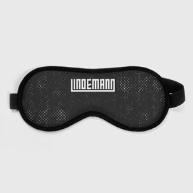 Маска для сна 3D с принтом LINDEMANN / ЛИНДЕМАНН в городе Новоалтайск, внешний слой — 100% полиэфир, внутренний слой — 100% хлопок, между ними — поролон |  | 
