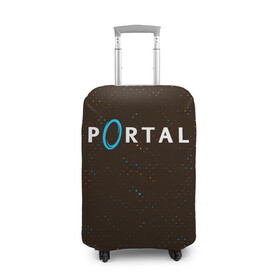 Чехол для чемодана 3D с принтом PORTAL / ПОРТАЛ в городе Новоалтайск, 86% полиэфир, 14% спандекс | двустороннее нанесение принта, прорези для ручек и колес | game | games | half | half life | halflife | life | logo | portal | portal 2 | portal2 | valve | игра | игры | лайф | лого | логотип | логотипы | портал | портал 2 | портал2 | символ | символы | халф | халф лайф | халфлайф