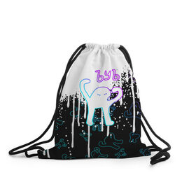 Рюкзак-мешок 3D с принтом Ъуъ съука. в городе Новоалтайск, 100% полиэстер | плотность ткани — 200 г/м2, размер — 35 х 45 см; лямки — толстые шнурки, застежка на шнуровке, без карманов и подкладки | 