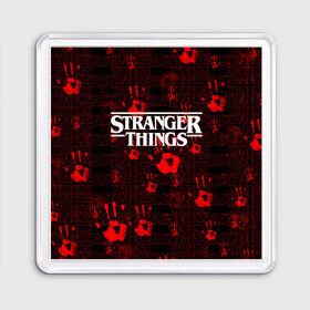 Магнит 55*55 с принтом Stranger Things. в городе Новоалтайск, Пластик | Размер: 65*65 мм; Размер печати: 55*55 мм | normal people scare me | stranger things | детектив | драма | кино | очень странные дела | сериалы | странгер тхингс | триллер | уилл | фантастика | фильмы | хоукинс