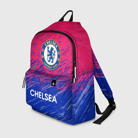 Рюкзак 3D с принтом CHELSEA. в городе Новоалтайск, 100% полиэстер | лямки с регулируемой длиной, сверху петелька, чтобы рюкзак можно было повесить на вешалку. Основное отделение закрывается на молнию, как и внешний карман. Внутри два дополнительных кармана, один из которых закрывается на молнию. По бокам два дополнительных кармашка | Тематика изображения на принте: chelsea | fc | football | football club | sport | спорт | спортивные | униформа | фирменные цвета | фк | футбол | футбольный клуб | челси