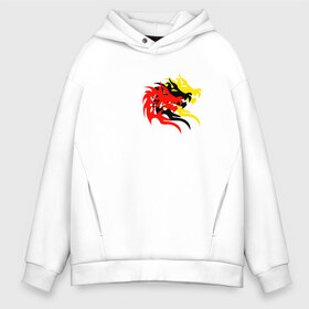 Мужское худи Oversize хлопок с принтом Chaos dragons в городе Новоалтайск, френч-терри — 70% хлопок, 30% полиэстер. Мягкий теплый начес внутри —100% хлопок | боковые карманы, эластичные манжеты и нижняя кромка, капюшон на магнитной кнопке | животные | змеи | змей горыныч | легенды | мистика | разные цвета | фольклор