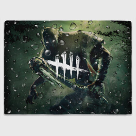 Плед 3D с принтом Dead by Daylight. в городе Новоалтайск, 100% полиэстер | закругленные углы, все края обработаны. Ткань не мнется и не растягивается | dbd | dead by daylight | esport | games | survival horror | дбд | дед бай дейлайт | игроки | игролюбители | игроманы | игры | киберспорт | мертвы к рассвету