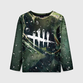 Детский лонгслив 3D с принтом Dead by Daylight. в городе Новоалтайск, 100% полиэстер | длинные рукава, круглый вырез горловины, полуприлегающий силуэт
 | dbd | dead by daylight | esport | games | survival horror | дбд | дед бай дейлайт | игроки | игролюбители | игроманы | игры | киберспорт | мертвы к рассвету