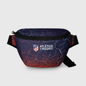 Поясная сумка 3D с принтом ATLETICO MADRID / Атлетико в городе Новоалтайск, 100% полиэстер | плотная ткань, ремень с регулируемой длиной, внутри несколько карманов для мелочей, основное отделение и карман с обратной стороны сумки застегиваются на молнию | atletico | club | footbal | logo | madrid | атлетико | знак | клуб | логотип | логотипы | мадрид | символ | символы | форма | футбол | футбольная | футбольный
