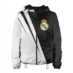 Женская куртка 3D с принтом REAL MADRID / РЕАЛ МАДРИД в городе Новоалтайск, ткань верха — 100% полиэстер, подклад — флис | прямой крой, подол и капюшон оформлены резинкой с фиксаторами, два кармана без застежек по бокам, один большой потайной карман на груди. Карман на груди застегивается на липучку | football | logo | madrid | real | realmadrid | sport | клуб | лого | логотип | логотипы | мадрид | реал | реалмадрид | символ | символы | спорт | форма | футбол | футбольная