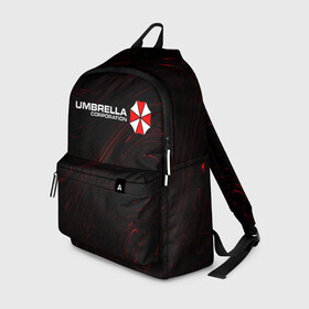 Рюкзак 3D с принтом UMBRELLA CORP / АМБРЕЛЛА в городе Новоалтайск, 100% полиэстер | лямки с регулируемой длиной, сверху петелька, чтобы рюкзак можно было повесить на вешалку. Основное отделение закрывается на молнию, как и внешний карман. Внутри два дополнительных кармана, один из которых закрывается на молнию. По бокам два дополнительных кармашка | corp | corporation | evil | game | games | logo | resident | umbrella | амбрелла | зла | зонт | зонтик | игра | игры | корп | корпорация | лого | логотип | обитель | резидент | символ | эвил