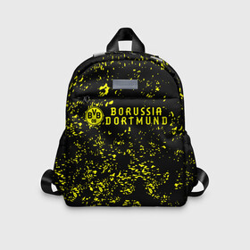 Детский рюкзак 3D с принтом BORUSSIA. в городе Новоалтайск, 100% полиэстер | лямки с регулируемой длиной, сверху петелька, чтобы рюкзак можно было повесить на вешалку. Основное отделение закрывается на молнию, как и внешний карман. Внутри дополнительный карман. По бокам два дополнительных кармашка | borussia | fc | football | football club | sport | боруссия | спорт | спортивные | униформа | фирменные цвета | фк | футбол | футбольный клуб
