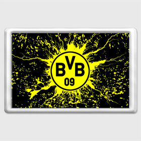 Магнит 45*70 с принтом BORUSSIA. в городе Новоалтайск, Пластик | Размер: 78*52 мм; Размер печати: 70*45 | Тематика изображения на принте: borussia | fc | football | football club | sport | боруссия | спорт | спортивные | униформа | фирменные цвета | фк | футбол | футбольный клуб