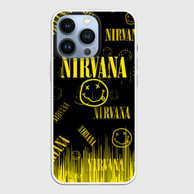 Чехол для iPhone 13 Pro с принтом Nirvana. в городе Новоалтайск,  |  | Тематика изображения на принте: music | nirvana | rock | smile | американская рок группа | гранж | известные личности | крист новоселич | курт кобейн | музыка | музыканты | нирвана | панк рок | певцы | рок | смайл | хард рок | хэви металл