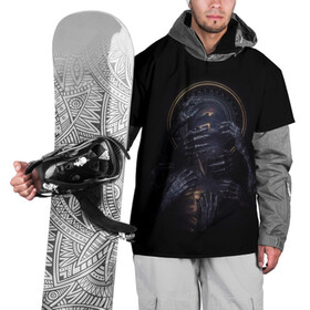 Накидка на куртку 3D с принтом Dark Soul в городе Новоалтайск, 100% полиэстер |  | cool | cyborg | decoration | fashion | fear | ghost | halloween | head | horror | robot | skeleton | skull | technology | голова | киборг | круто | мода | призрак | робот | скелет | технологии | ужас | украшение | хеллоуин | череп