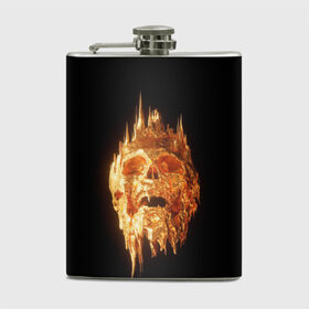 Фляга с принтом Golden Skull в городе Новоалтайск, металлический корпус | емкость 0,22 л, размер 125 х 94 мм. Виниловая наклейка запечатывается полностью | cool | cyborg | decoration | fashion | fear | ghost | haloween | head | horror | robot | skeleton | skull | technology | голова | киборг | круто | мода | призрак | робот | скелет | технологии | ужас | украшение | хеллоуин | череп