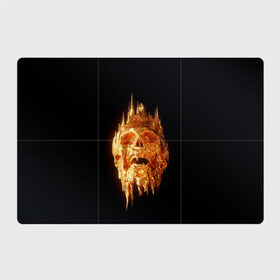 Магнитный плакат 3Х2 с принтом Golden Skull в городе Новоалтайск, Полимерный материал с магнитным слоем | 6 деталей размером 9*9 см | cool | cyborg | decoration | fashion | fear | ghost | haloween | head | horror | robot | skeleton | skull | technology | голова | киборг | круто | мода | призрак | робот | скелет | технологии | ужас | украшение | хеллоуин | череп