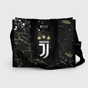 Сумка-шоппер 3D с принтом JUVENTUS в городе Новоалтайск, 100% полиэстер | застегивается на металлическую кнопку; внутренний карман застегивается на молнию. Стенки укреплены специальным мягким материалом, чтобы защитить содержимое от несильных ударов
 | cr7 | juve | juventus | ronaldo | роналдо | ювентус