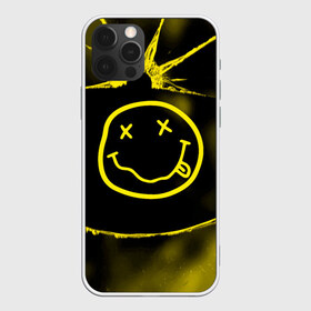Чехол для iPhone 12 Pro Max с принтом Nirvana в городе Новоалтайск, Силикон |  | Тематика изображения на принте: music | nirvana | rock | smile | американская рок группа | гранж | известные личности | крист новоселич | курт кобейн | музыка | музыканты | нирвана | панк рок | певцы | рок | смайл | хард рок | хэви металл