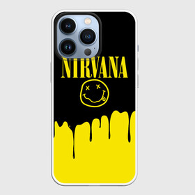 Чехол для iPhone 13 Pro с принтом Nirvana. в городе Новоалтайск,  |  | Тематика изображения на принте: music | nirvana | rock | smile | американская рок группа | гранж | известные личности | крист новоселич | курт кобейн | музыка | музыканты | нирвана | панк рок | певцы | рок | смайл | хард рок | хэви металл
