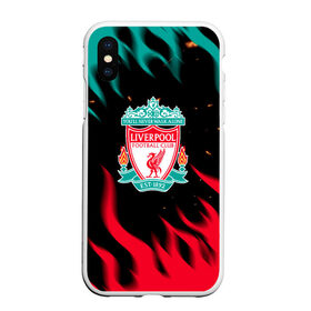 Чехол для iPhone XS Max матовый с принтом LIVERPOOL. в городе Новоалтайск, Силикон | Область печати: задняя сторона чехла, без боковых панелей | lfc | liverpool | sport | ynwa | ливерпуль | лфк | спорт