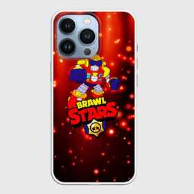 Чехол для iPhone 13 Pro с принтом Brawl Stars Surge в городе Новоалтайск,  |  | Тематика изображения на принте: bibi | crow | kolette | leon | nita | sandy | surge | volt | бравл старс | вольт | герои | детям | звезда | звездные | леон | логотипы игр | мальчикам | огненный | огонь | робот | сенди | спайк | спраут | супергерои