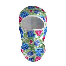 Балаклава 3D с принтом Floral Pattern в городе Новоалтайск, 100% полиэстер, ткань с особыми свойствами — Activecool | плотность 150–180 г/м2; хорошо тянется, но при этом сохраняет форму. Закрывает шею, вокруг отверстия для глаз кайма. Единый размер | floral | floral pattern | flower | flowers | flowers pattern | pattern | листья | патерн | паттерн | рисунок | цветки | цветочки | цветочная клумба | цветочный паттерн | цветы | цветы фон