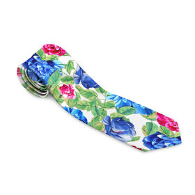 Галстук 3D с принтом Floral Pattern в городе Новоалтайск, 100% полиэстер | Длина 148 см; Плотность 150-180 г/м2 | floral | floral pattern | flower | flowers | flowers pattern | pattern | листья | патерн | паттерн | рисунок | цветки | цветочки | цветочная клумба | цветочный паттерн | цветы | цветы фон