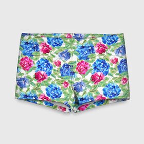 Детские купальные плавки 3D с принтом Floral Pattern в городе Новоалтайск, Полиэстер 85%, Спандекс 15% | Слитный крой, подклад по переду изделия, узкие бретели | floral | floral pattern | flower | flowers | flowers pattern | pattern | листья | патерн | паттерн | рисунок | цветки | цветочки | цветочная клумба | цветочный паттерн | цветы | цветы фон