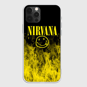 Чехол для iPhone 12 Pro Max с принтом Nirvana в городе Новоалтайск, Силикон |  | Тематика изображения на принте: music | nirvana | rock | smile | американская рок группа | гранж | известные личности | крист новоселич | курт кобейн | музыка | музыканты | нирвана | панк рок | певцы | рок | смайл | хард рок | хэви металл
