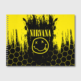 Альбом для рисования с принтом Nirvana в городе Новоалтайск, 100% бумага
 | матовая бумага, плотность 200 мг. | Тематика изображения на принте: music | nirvana | rock | smile | американская рок группа | гранж | известные личности | крист новоселич | курт кобейн | музыка | музыканты | нирвана | панк рок | певцы | рок | смайл | хард рок | хэви металл
