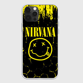 Чехол для iPhone 12 Pro Max с принтом Nirvana в городе Новоалтайск, Силикон |  | Тематика изображения на принте: music | nirvana | rock | smile | американская рок группа | гранж | известные личности | крист новоселич | курт кобейн | музыка | музыканты | нирвана | панк рок | певцы | рок | смайл | хард рок | хэви металл