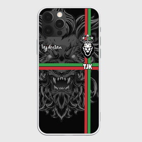 Чехол для iPhone 12 Pro Max с принтом Таджикистан в городе Новоалтайск, Силикон |  | Тематика изображения на принте: crown | flag | king | lion | republic | tajikistan | король | корона | лев | республика | таджикистан | флаг | царь
