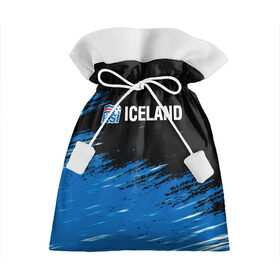 Подарочный 3D мешок с принтом KSI ICELAND. в городе Новоалтайск, 100% полиэстер | Размер: 29*39 см | Тематика изображения на принте: 2019 | 2020 | fc | football | iceland | ksi | sport | исландия | кси | сборная исландии | спорт | спортивные | униформа | фирменные цвета | фк | футбол | футбольный клуб
