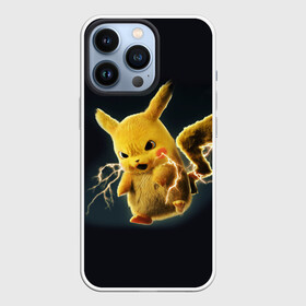 Чехол для iPhone 13 Pro с принтом Pikachu Pika Pika в городе Новоалтайск,  |  | Тематика изображения на принте: pika | pikachu | аниме | детская | детям | игры | молния | мышка | мышь | пика | пикачу | покемон | покемоны