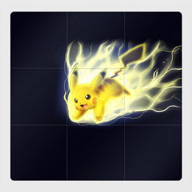 Магнитный плакат 3Х3 с принтом Pikachu Pika Pika в городе Новоалтайск, Полимерный материал с магнитным слоем | 9 деталей размером 9*9 см | pika | pikachu | аниме | детская | детям | игры | молния | мышка | мышь | пика | пикачу | покемон | покемоны