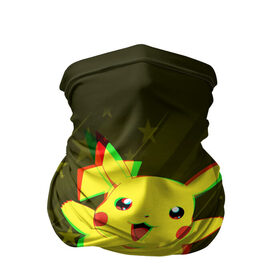 Бандана-труба 3D с принтом Pikachu Pika Pika в городе Новоалтайск, 100% полиэстер, ткань с особыми свойствами — Activecool | плотность 150‒180 г/м2; хорошо тянется, но сохраняет форму | pika | pikachu | аниме | детская | детям | игры | молния | мышка | мышь | пика | пикачу | покемон | покемоны