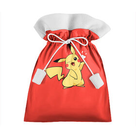 Подарочный 3D мешок с принтом Pikachu Pika Pika в городе Новоалтайск, 100% полиэстер | Размер: 29*39 см | pika | pikachu | аниме | детская | детям | игры | молния | мышка | мышь | пика | пикачу | покемон | покемоны