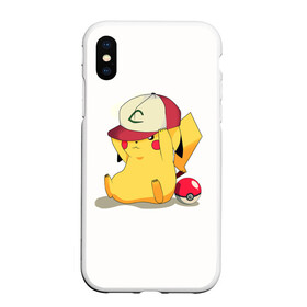 Чехол для iPhone XS Max матовый с принтом Pikachu Pika Pika в городе Новоалтайск, Силикон | Область печати: задняя сторона чехла, без боковых панелей | pika | pikachu | аниме | детская | детям | игры | молния | мышка | мышь | пика | пикачу | покемон | покемоны