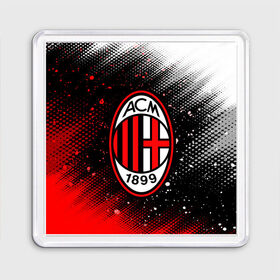 Магнит 55*55 с принтом AC MILAN / МИЛАН в городе Новоалтайск, Пластик | Размер: 65*65 мм; Размер печати: 55*55 мм | Тематика изображения на принте: ac | ac milan | acm | football | logo | milan | sport | клуб | лого | логотип | логотипы | милан | символ | символы | спорт | форма | футбол | футбольная | футбольный
