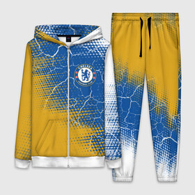 Женский костюм 3D с принтом CHELSEA F.C.   ЧЕЛСИ в городе Новоалтайск,  |  | chelsea | club | footbal | logo | знак | клуб | логотип | логотипы | символ | символы | форма | футбол | футбольная | футбольный | челси