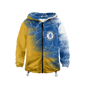 Детская ветровка 3D с принтом CHELSEA F.C. / ЧЕЛСИ в городе Новоалтайск, 100% полиэстер | подол и капюшон оформлены резинкой с фиксаторами, по бокам два кармана без застежек, один потайной карман на груди | chelsea | club | footbal | logo | знак | клуб | логотип | логотипы | символ | символы | форма | футбол | футбольная | футбольный | челси