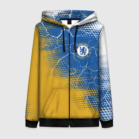 Женская толстовка 3D на молнии с принтом CHELSEA F.C. / ЧЕЛСИ в городе Новоалтайск, 100% полиэстер | длина до линии бедра, манжеты и пояс оформлены мягкой тканевой резинкой, двухслойный капюшон со шнурком для регулировки, спереди молния, по бокам два кармана | chelsea | club | footbal | logo | знак | клуб | логотип | логотипы | символ | символы | форма | футбол | футбольная | футбольный | челси