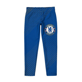 Детские леггинсы 3D с принтом CHELSEA F.C. / ЧЕЛСИ в городе Новоалтайск, полиэстер 85%, спандекс 15% | эластичный пояс, зауженный крой | chelsea | club | footbal | logo | знак | клуб | логотип | логотипы | символ | символы | форма | футбол | футбольная | футбольный | челси