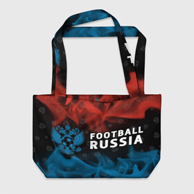 Пляжная сумка 3D с принтом FOOTBALL RUSSIA / Футбол в городе Новоалтайск, 100% полиэстер | застегивается на металлическую кнопку; внутренний карман застегивается на молнию. Стенки укреплены специальным мягким материалом, чтобы защитить содержимое от несильных ударов
 | Тематика изображения на принте: football | russia | sport | арсенал | ахмат | герб | динамо | зенит | краснодар | локомотив | россии | российский | россия | ростов | ротор | рубин | русский | сборная | символ | союз | спартак | спорт | форма