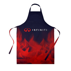 Фартук 3D с принтом INFINITI / Инфинити в городе Новоалтайск, 100% полиэстер | общий размер — 65 х 85 см, ширина нагрудника — 26 см, горловина — 53 см, длина завязок — 54 см, общий обхват в поясе — 173 см. Принт на завязках и на горловине наносится с двух сторон, на основной части фартука — только с внешней стороны | auto | infiniti | infinity | logo | moto | nissan | symbol | авто | автомобиль | гонки | знак | инфинити | лого | логотип | логотипы | марка | машина | мото | ниссан | символ | символы