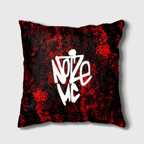 Подушка 3D с принтом Noize MC. в городе Новоалтайск, наволочка – 100% полиэстер, наполнитель – холлофайбер (легкий наполнитель, не вызывает аллергию). | состоит из подушки и наволочки. Наволочка на молнии, легко снимается для стирки | Тематика изображения на принте: 