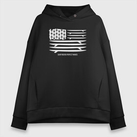 Женское худи Oversize хлопок с принтом Surfing в городе Новоалтайск, френч-терри — 70% хлопок, 30% полиэстер. Мягкий теплый начес внутри —100% хлопок | боковые карманы, эластичные манжеты и нижняя кромка, капюшон на магнитной кнопке | Тематика изображения на принте: волна | доска | пальмы | серф | серфер | серфинг | флаг сша | хобби