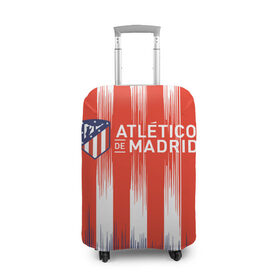 Чехол для чемодана 3D с принтом ATLETICO MADRID. в городе Новоалтайск, 86% полиэфир, 14% спандекс | двустороннее нанесение принта, прорези для ручек и колес | atletico madrid | fc | football | football club | sport | атлетико мадрид | испанский футбольный клуб | мадрид | спорт | уефа | униформа | фирменные цвета | фк | футбол | футбольный клуб