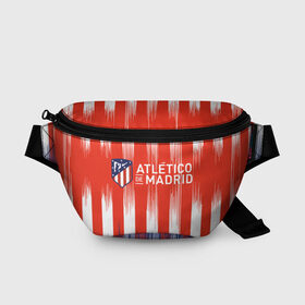 Поясная сумка 3D с принтом ATLETICO MADRID. в городе Новоалтайск, 100% полиэстер | плотная ткань, ремень с регулируемой длиной, внутри несколько карманов для мелочей, основное отделение и карман с обратной стороны сумки застегиваются на молнию | atletico madrid | fc | football | football club | sport | атлетико мадрид | испанский футбольный клуб | мадрид | спорт | уефа | униформа | фирменные цвета | фк | футбол | футбольный клуб
