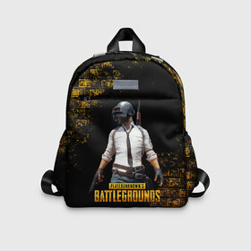 Детский рюкзак 3D с принтом PUBG в городе Новоалтайск, 100% полиэстер | лямки с регулируемой длиной, сверху петелька, чтобы рюкзак можно было повесить на вешалку. Основное отделение закрывается на молнию, как и внешний карман. Внутри дополнительный карман. По бокам два дополнительных кармашка | battlegrounds | playerunknown s | pubg | вода | згип | игра | компьютерная игра | огонь | огонь и вода | пабг | пубг | шутер