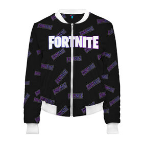 Женский бомбер 3D с принтом FORTNITE в городе Новоалтайск, 100% полиэстер | застегивается на молнию, по бокам два кармана без застежек, мягкие манжеты, по низу бомбера и на воротнике — эластичная резинка | archetype | fortnite | fortnite 2 | fortnite x | ikonik | marshmello | raven | архетип | ворон | иконик | маршмелло | фортнайт | фортнайт 2 | фортнайт глава 2