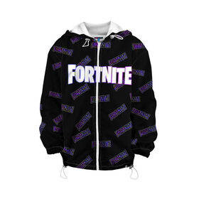 Детская куртка 3D с принтом FORTNITE в городе Новоалтайск, 100% полиэстер | застежка — молния, подол и капюшон оформлены резинкой с фиксаторами, по бокам — два кармана без застежек, один потайной карман на груди, плотность верхнего слоя — 90 г/м2; плотность флисового подклада — 260 г/м2 | archetype | fortnite | fortnite 2 | fortnite x | ikonik | marshmello | raven | архетип | ворон | иконик | маршмелло | фортнайт | фортнайт 2 | фортнайт глава 2